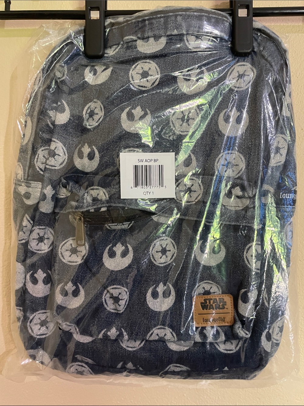 NWT Loungefly Star Wars Denim Backpack
